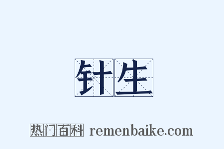 针生是什么意思的图片